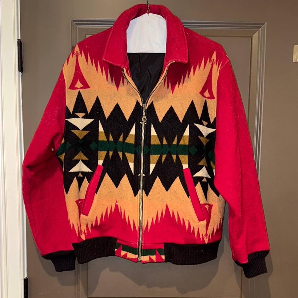 Pendleton Western Wool Bomber Jacket